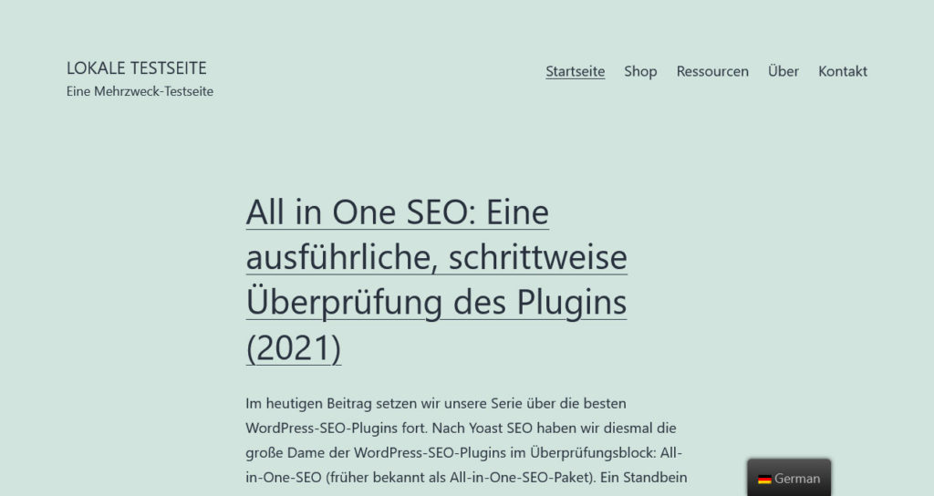 automatic translation results
