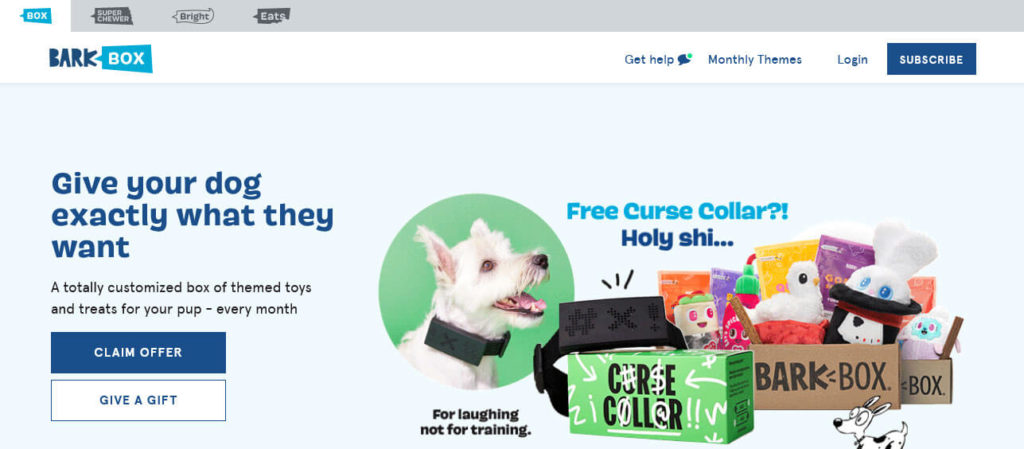 barkbox example for d2c selling