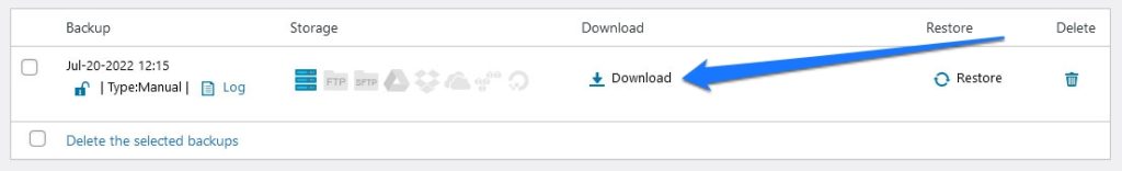 download wpvivid backup