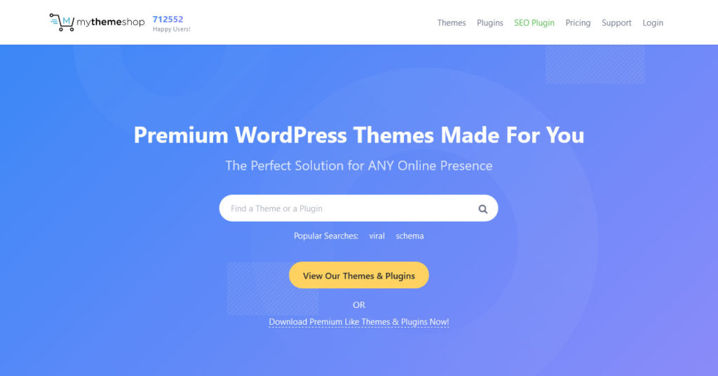 find wordpress plugins at mythemeshop