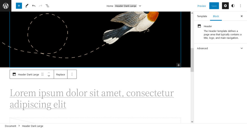 full site editing in twenty twenty two