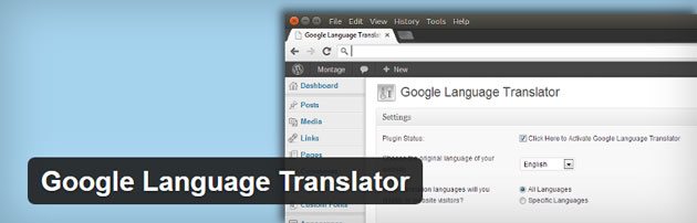 Google Language Translator WordPress translation plugin