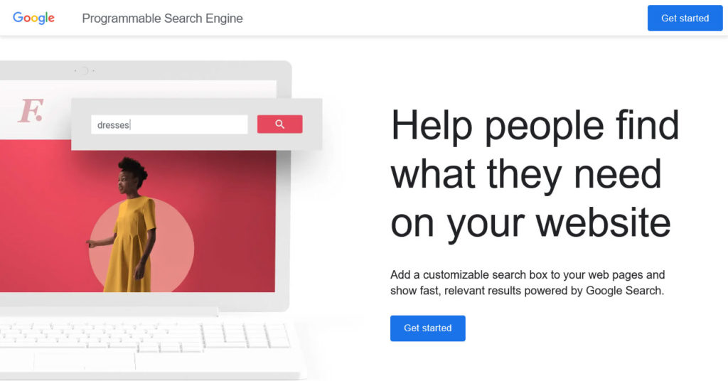 google programmable search engine