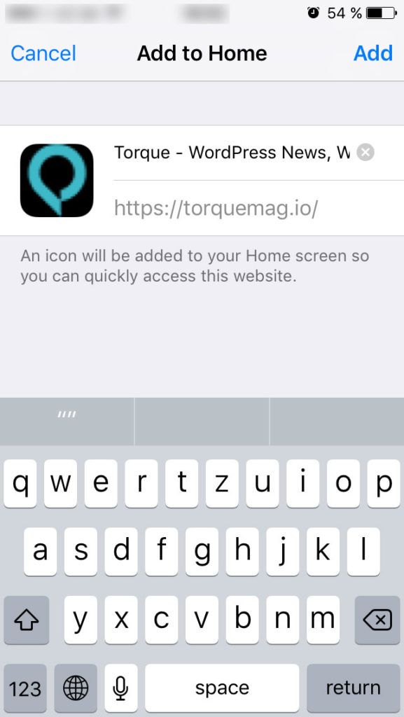 name website shortcut