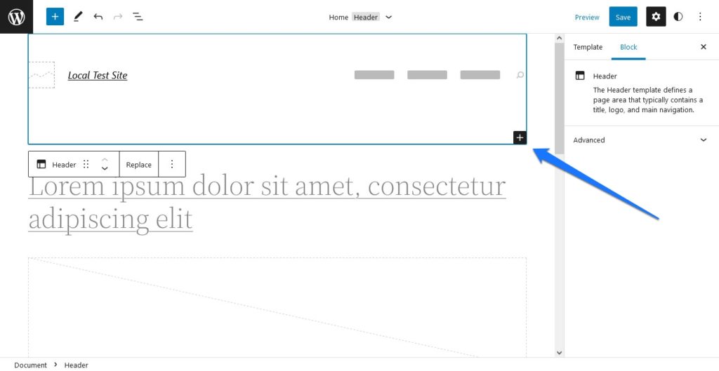 review new twenty twenty.-two header on homepage