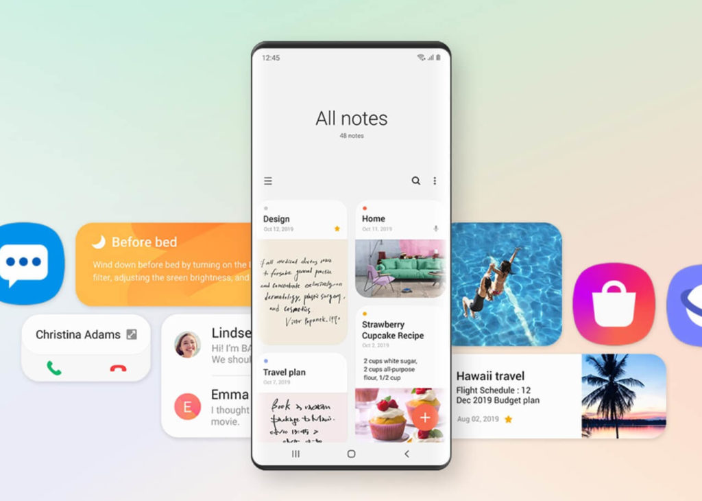 An example of thumb-friendly mobile design.