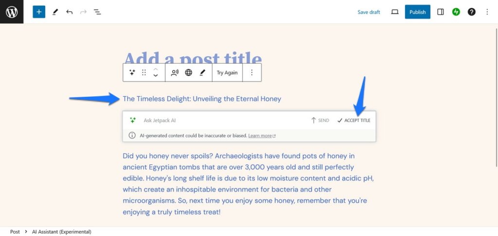 post title proposal