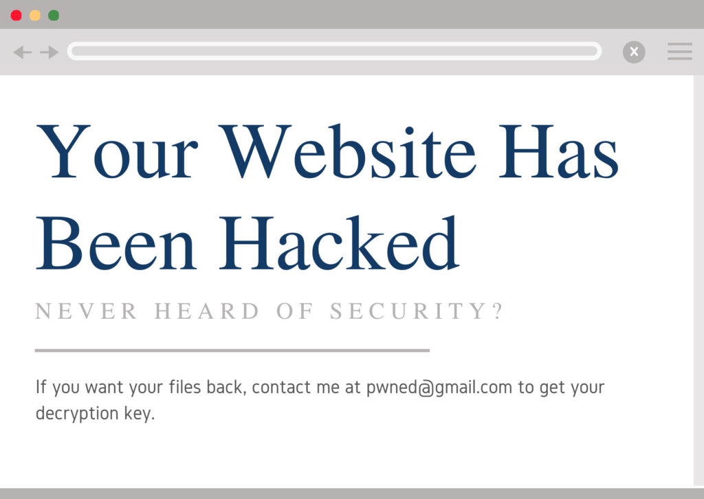 ransomware attack website security threat example