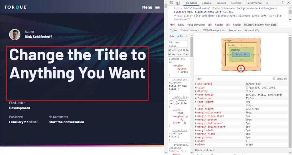 use box model