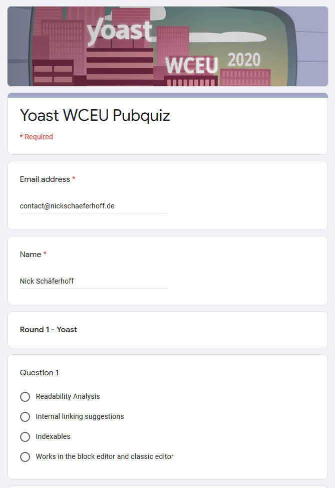 wceu 2020 yoast pubquiz