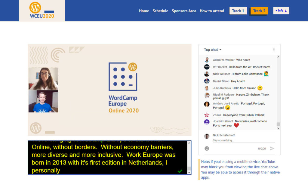 wordcamp europe 2020 online opening remarks