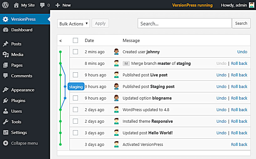 wordpress developer skills version control