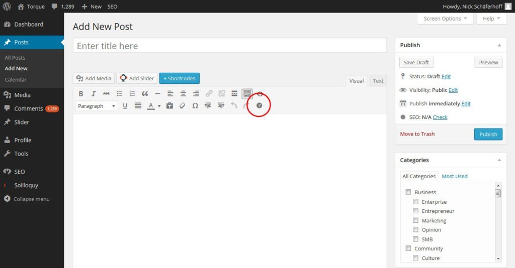 Productivity tips for bloggers - WordPress shortcuts