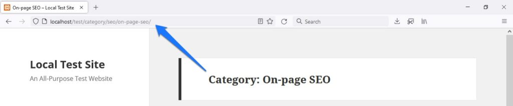 WordPress SEO: wordpress subcategories tags in permalink example