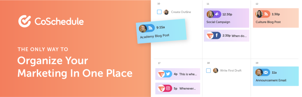coschedule wordpress plugin